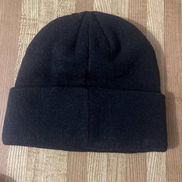 NWT Champion Beanie Winter Hat Blue Logo Script Spellout Hip Hop Streetwear - Picture 6 of 6